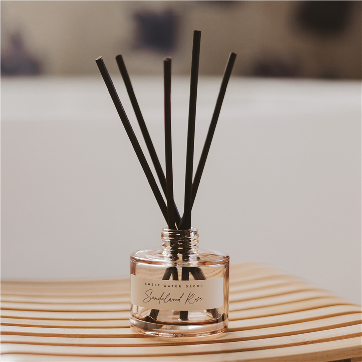 Sandalwood Rose Reed Diffuser - Sweet Water Decor