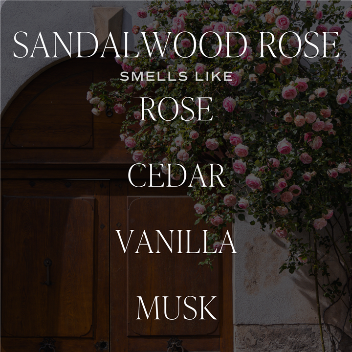 Sandalwood Rose Reed Diffuser - Sweet Water Decor