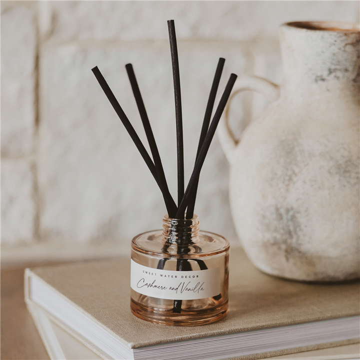 Cashmere and Vanilla Reed Diffuser - Sweet Water Decor