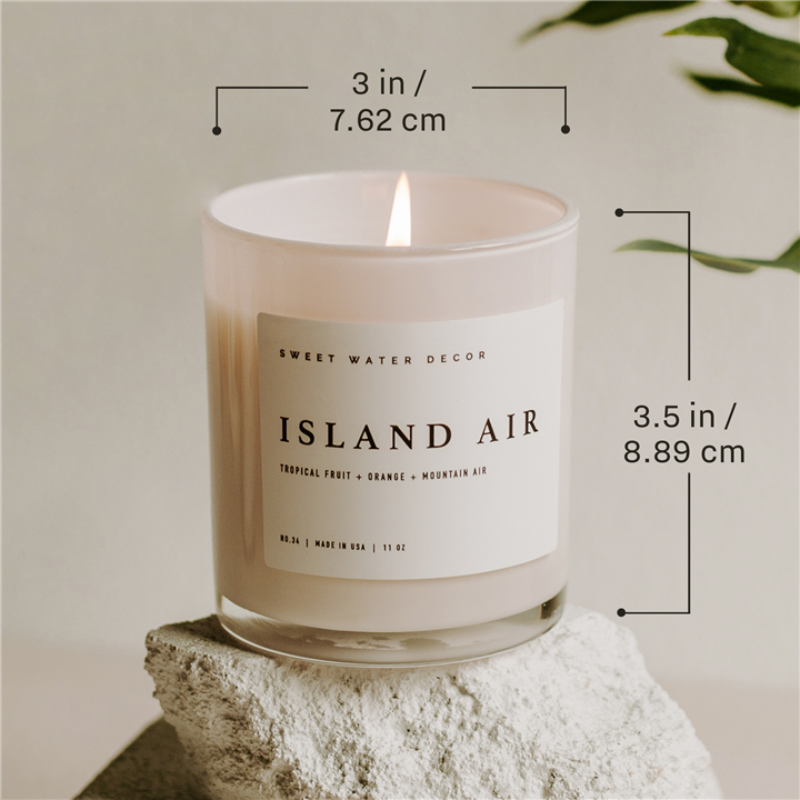 Salt + Sea 11 oz Soy Candle - Sweet Water Decor