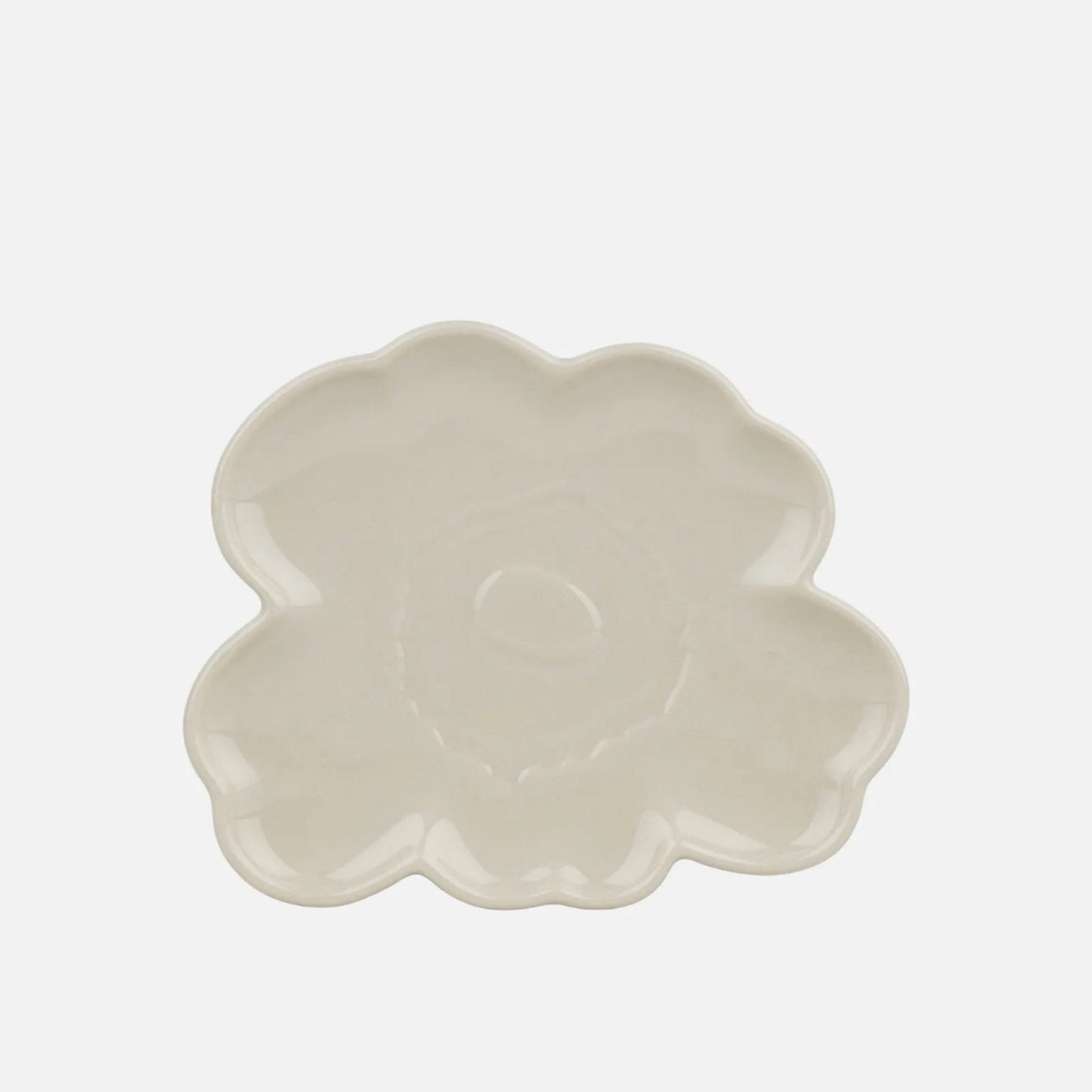 07 W Marimekko Unikko Shape Plate 7.5”, stoneware - Market 12