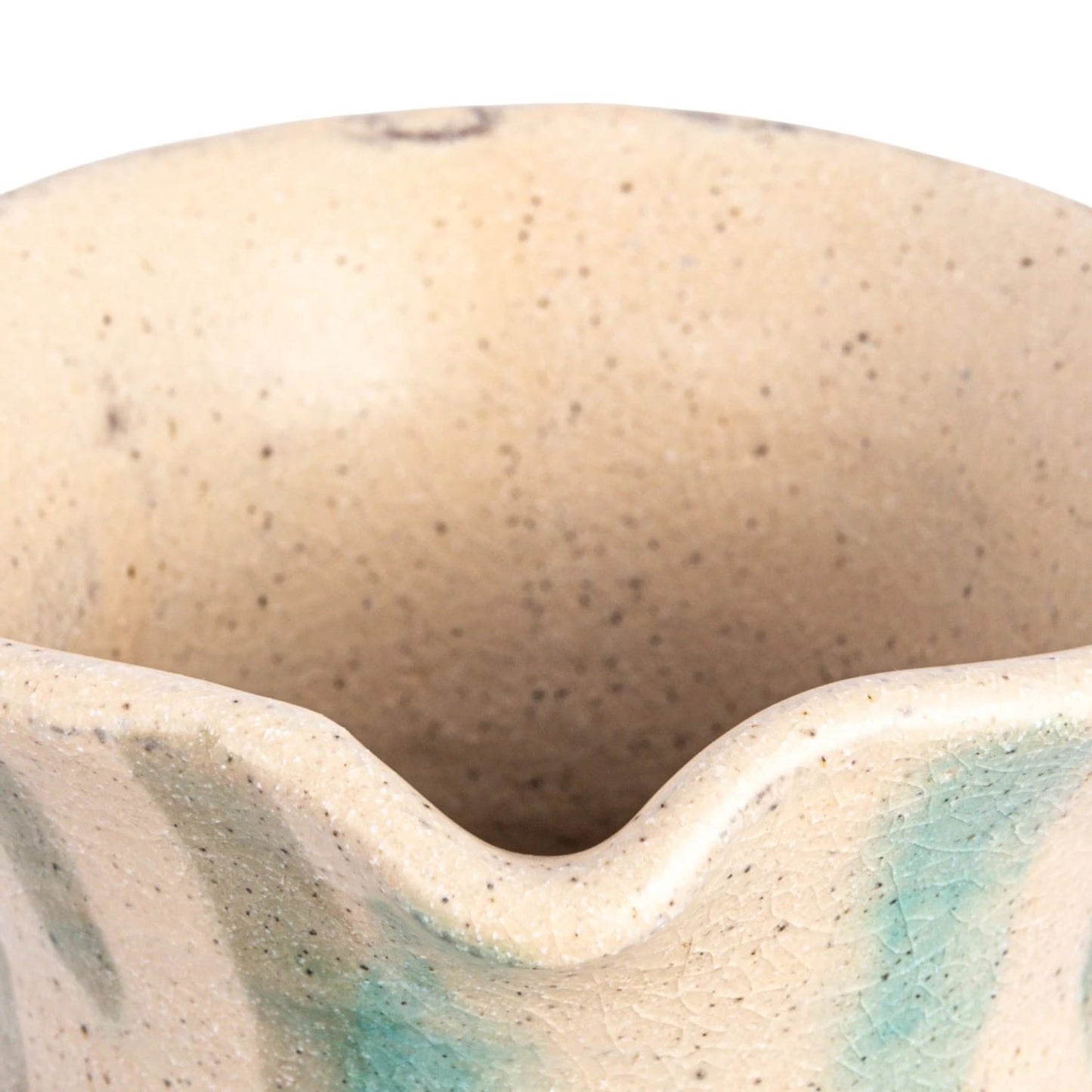 Hand Painted Terracotta Pitcher