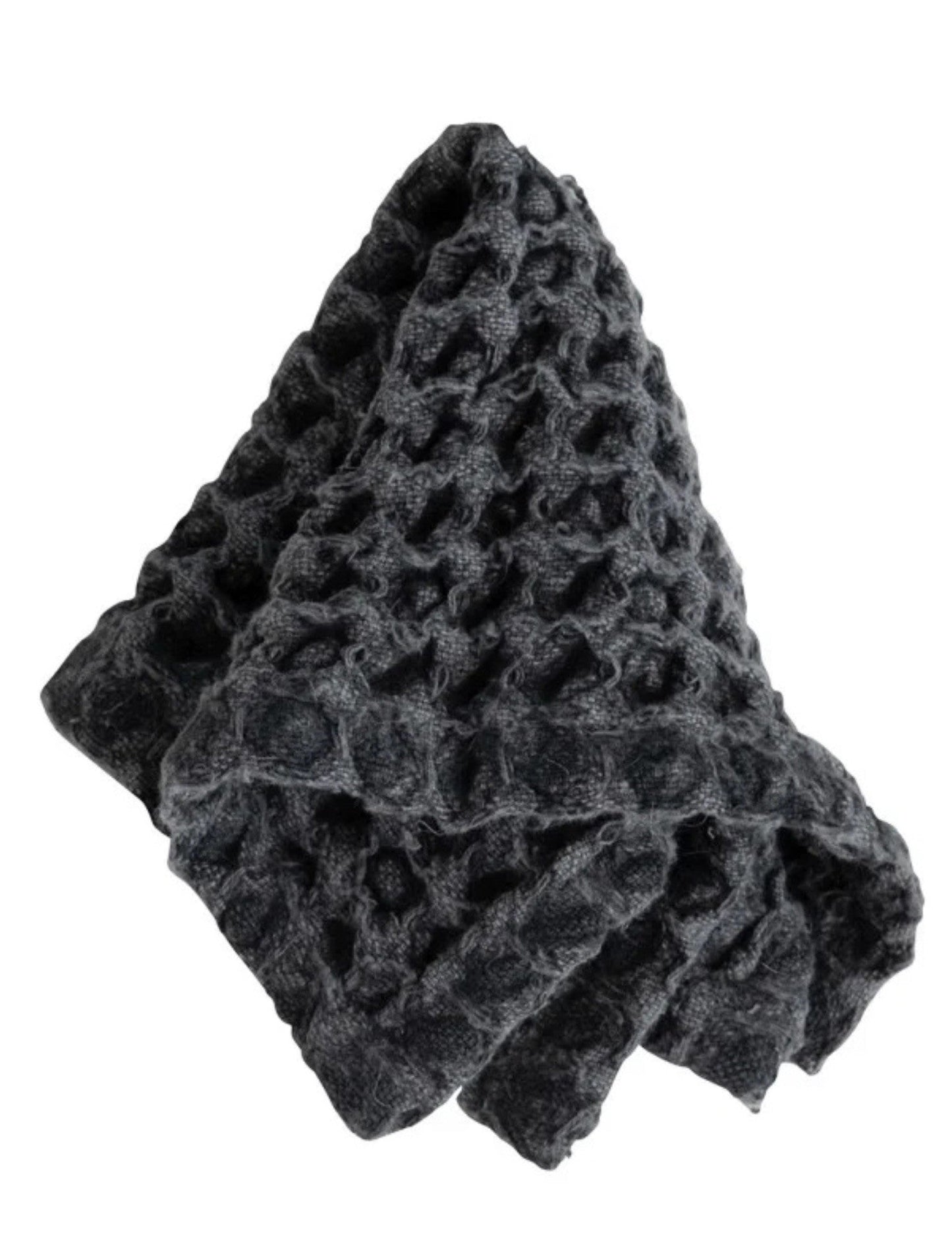 11.5" Cotton Waffle Weave Dish Cloth w/ Loops - Market 12