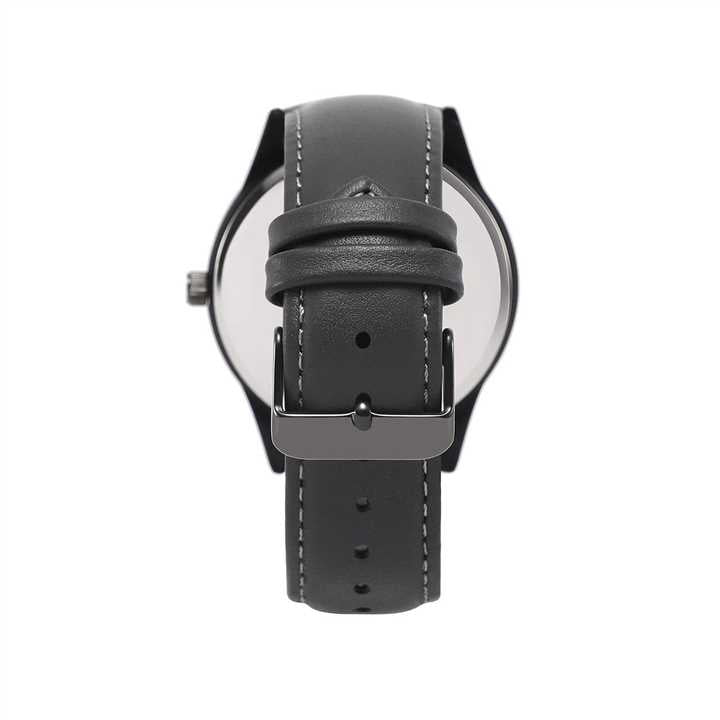 Leather Strap Watch