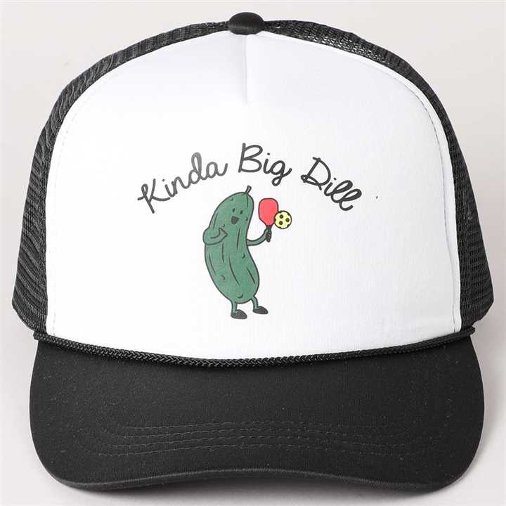 Big Dill Tone Trucker Hat with Lining