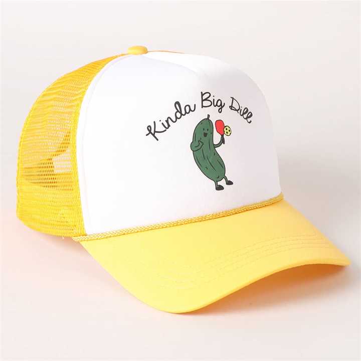 Big Dill Tone Trucker Hat with Lining