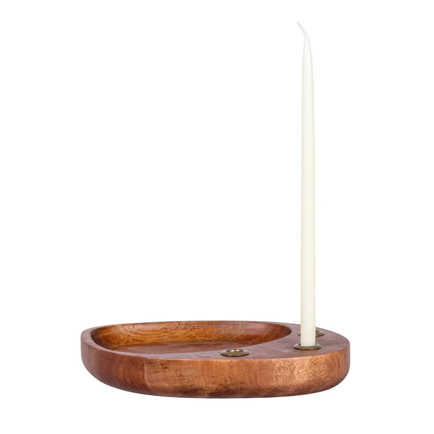 Mango Wood Taper Candle Holder