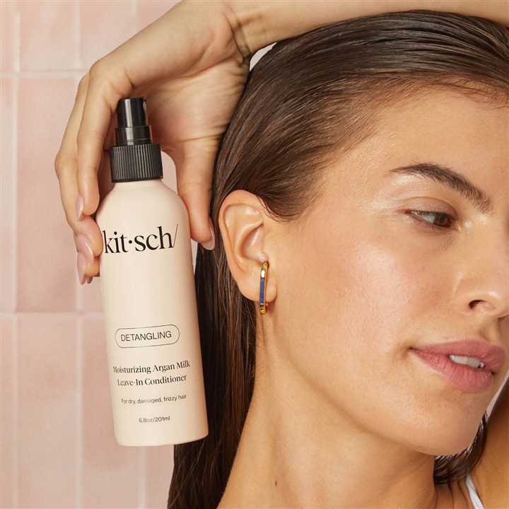 Kitsch Mosturizing Argan Milk Leave in Conditioner