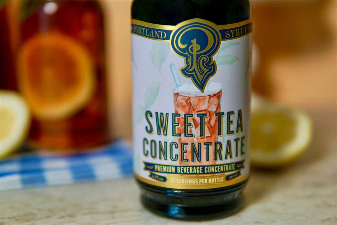 Sweet Iced Tea Concentrate 12oz Beverage Mixer