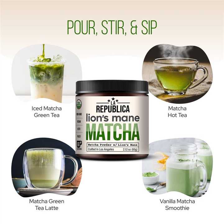 Organic Matcha with Lion's Mane