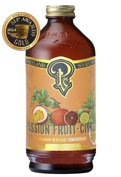 Passion Fruit Citrus Syrup 12oz Beverage Mixer