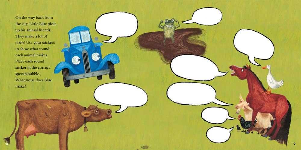 Little Blue Truck Farm Sticker Fun, Alice Schertle