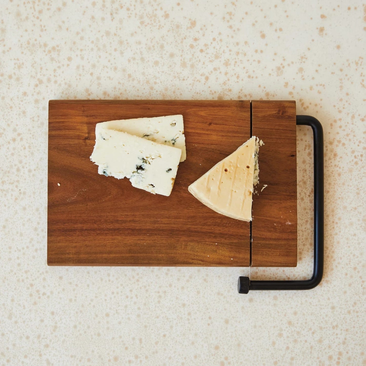 Acacia Wood And Stainless Steel Cheese Slicer