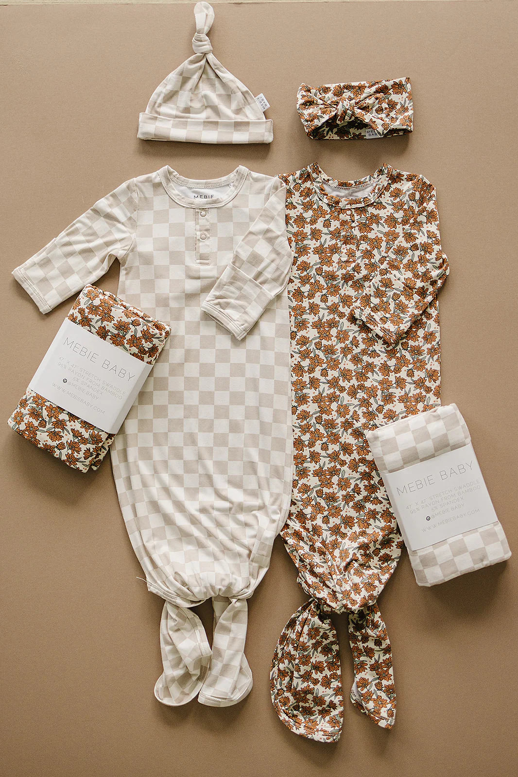 Mebie Baby Bamboo Knot Gown