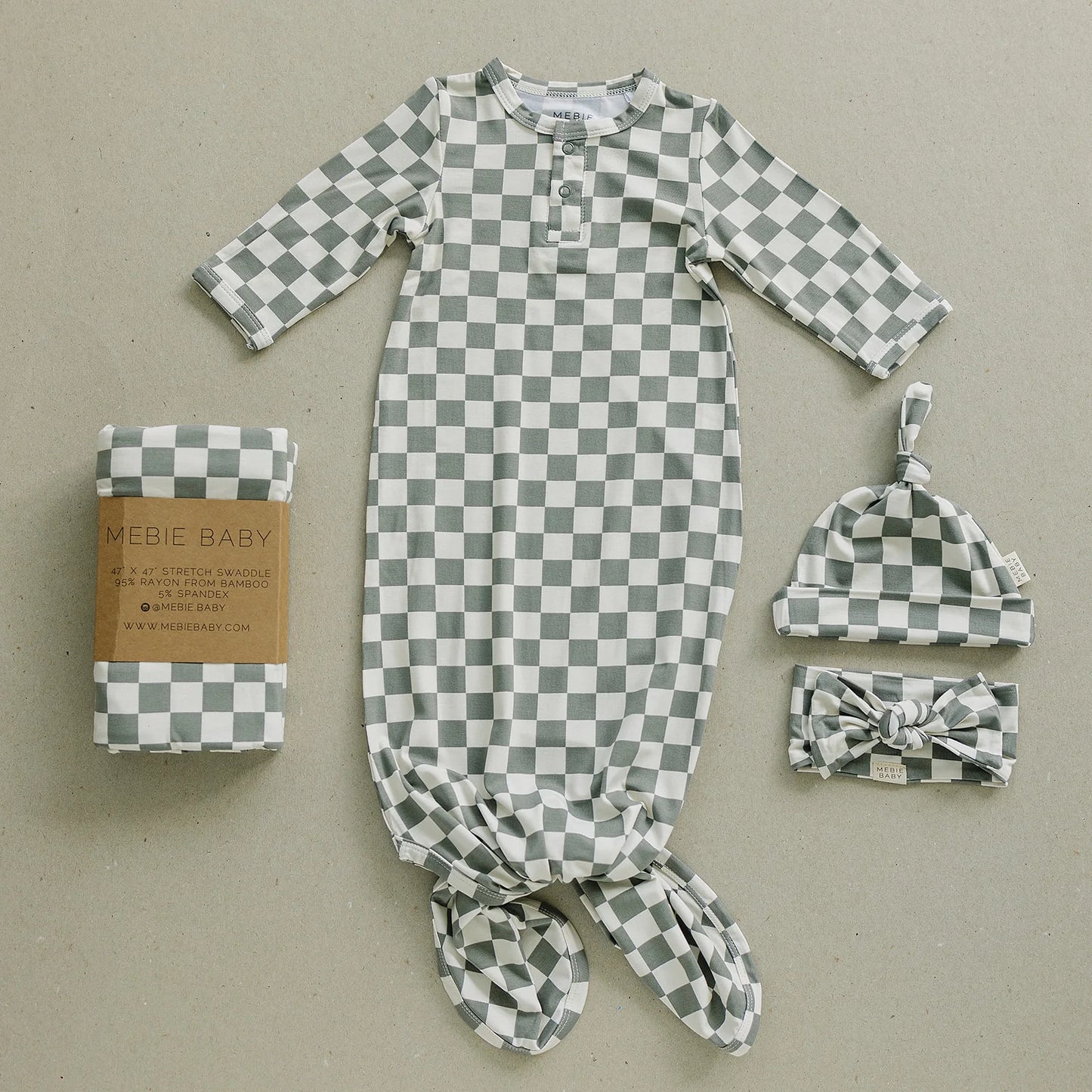 Mebie Baby Bamboo Knot Gown