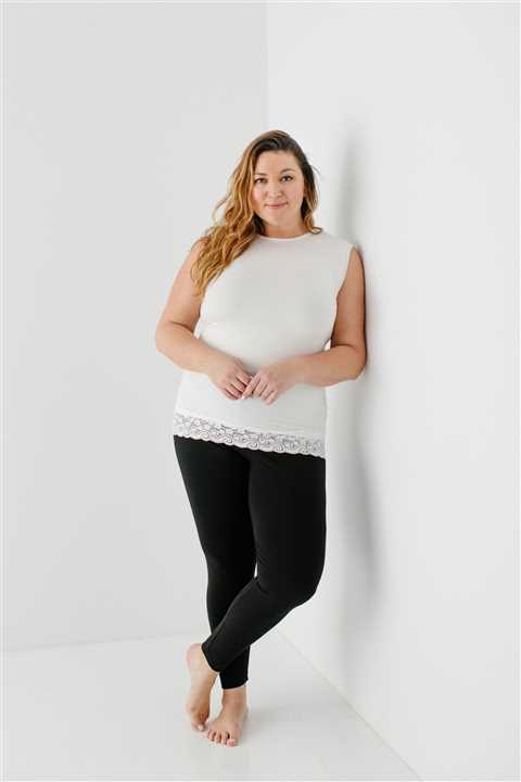 Bamboo Blend Leggings in Black