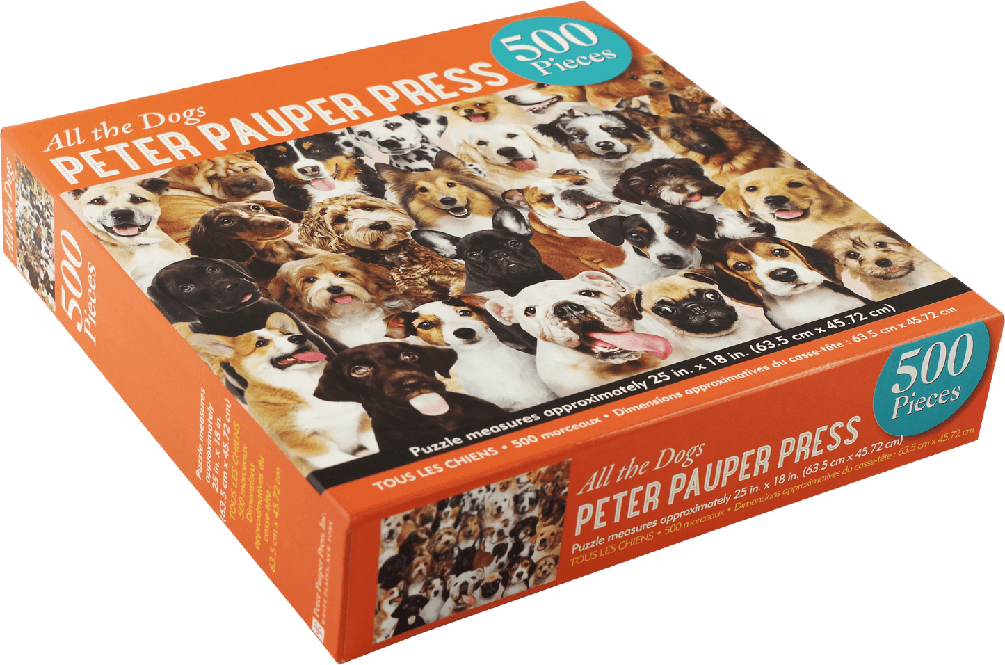 All the Dogs 500 Piece Jigsaw Puzzle - Market 12