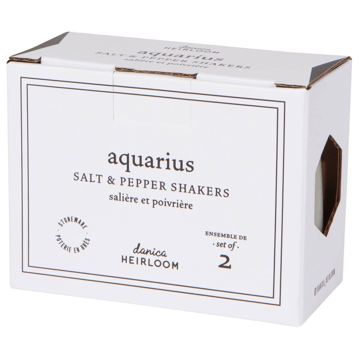 Aquarius Sage Salt & Pepper Shakers Set of 2 - Market 12