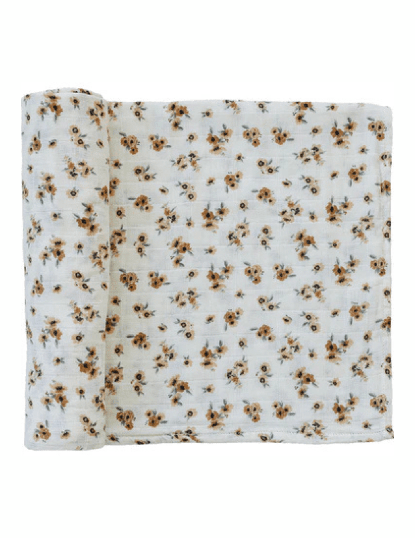 Autumn Bloom Muslin Swaddle Blanket - Market 12