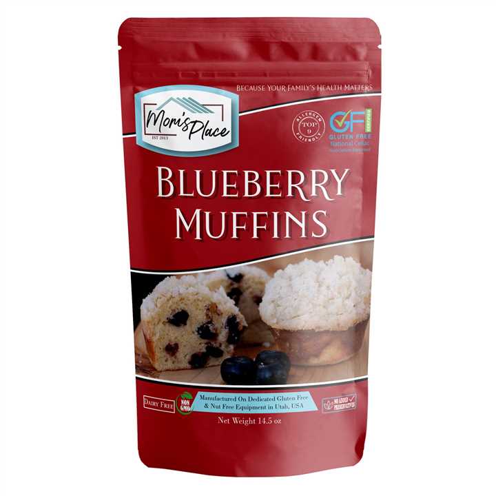 Blueberry Muffin Mix Gluten free. Real Blueberries. - Market 12