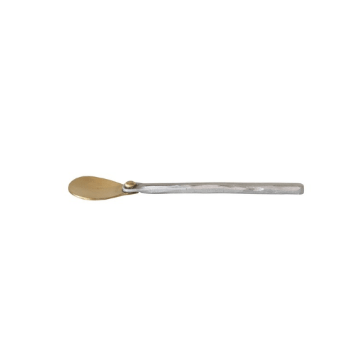 Brass Spoon w/ Hammered Aluminum Handle - Market 12