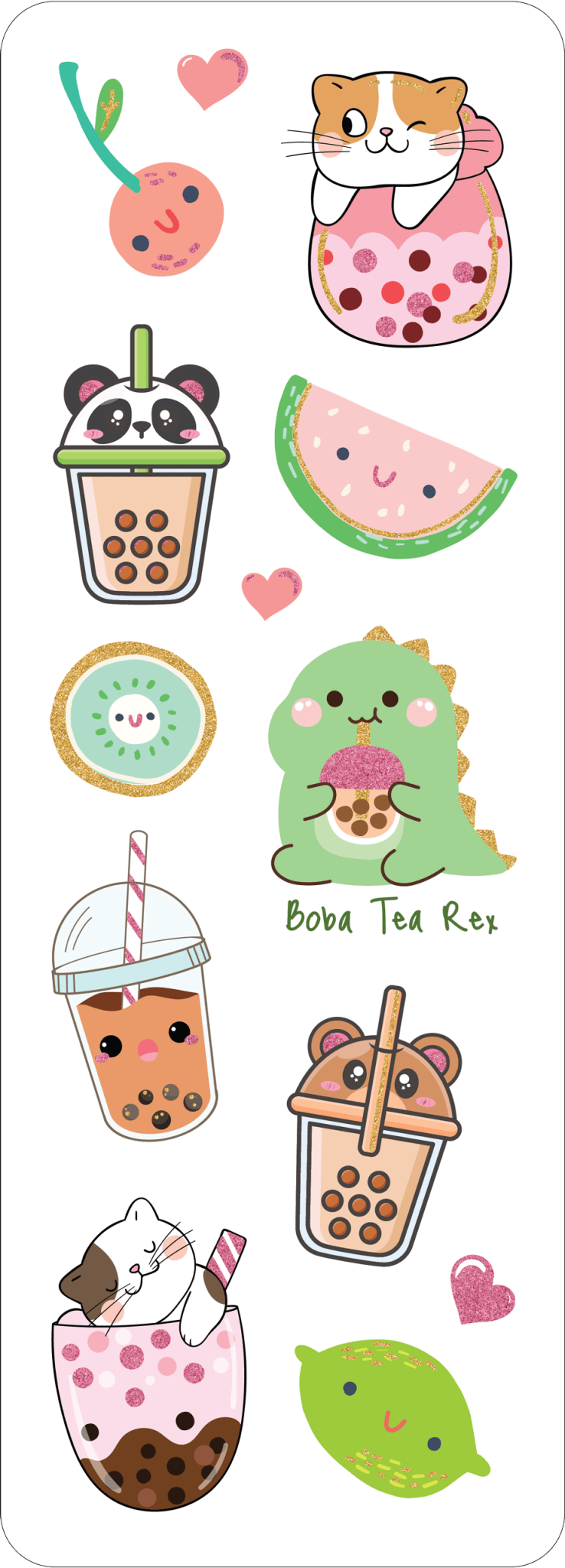 Bubble Tea Sticker Set - Market 12
