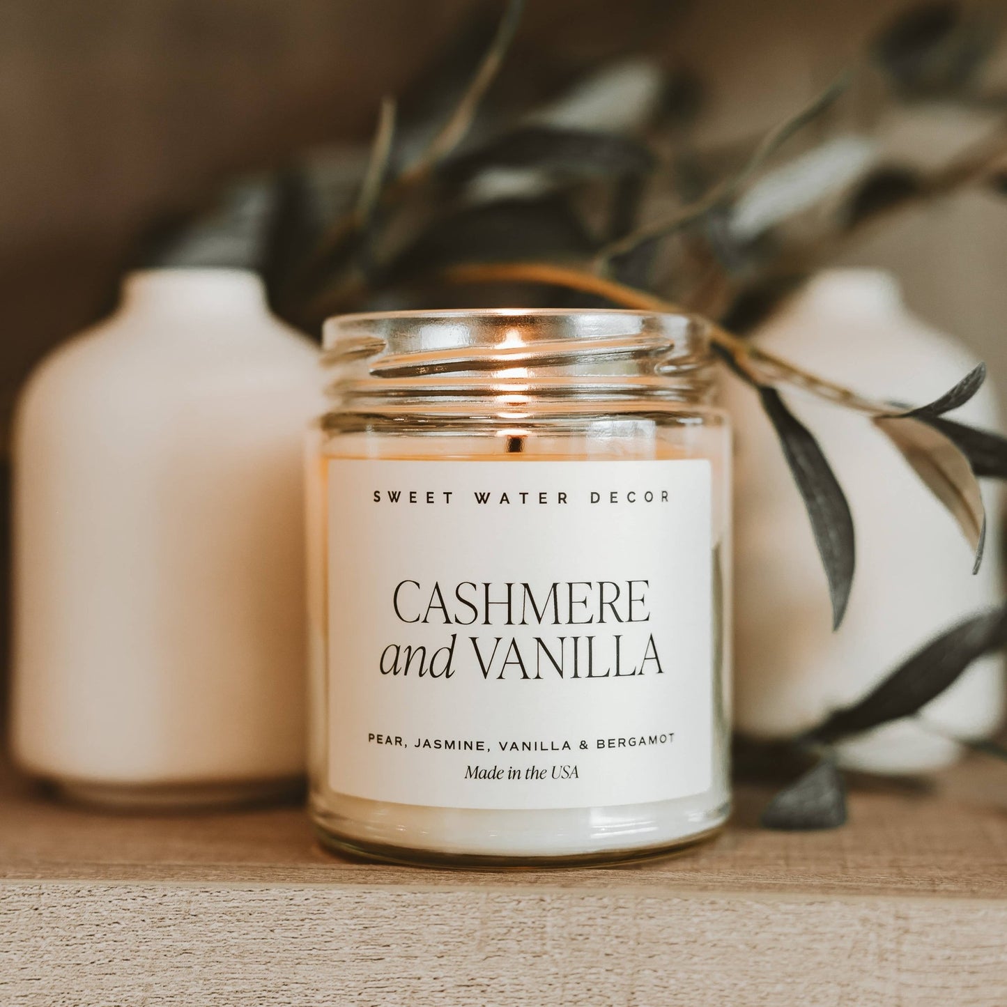 Cashmere and Vanilla 9 oz Soy Candle - Home Decor & Gifts - Market 12