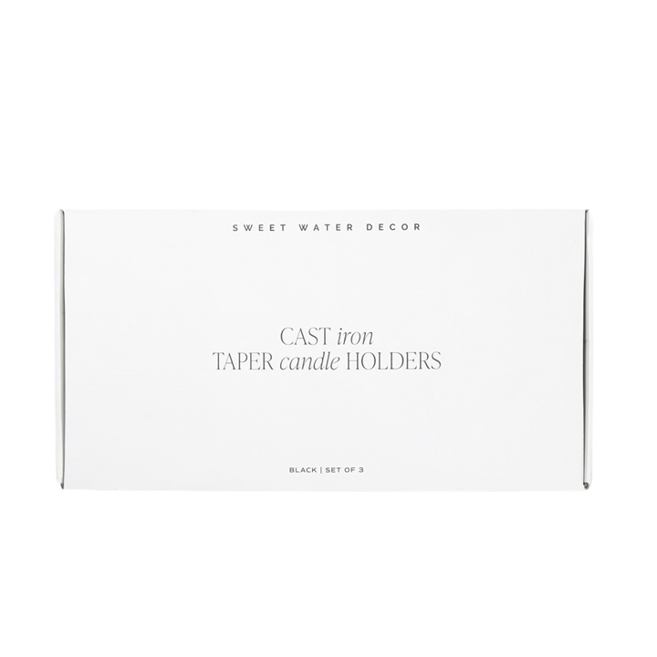 Cast Iron Taper Candle Holder - Market 12