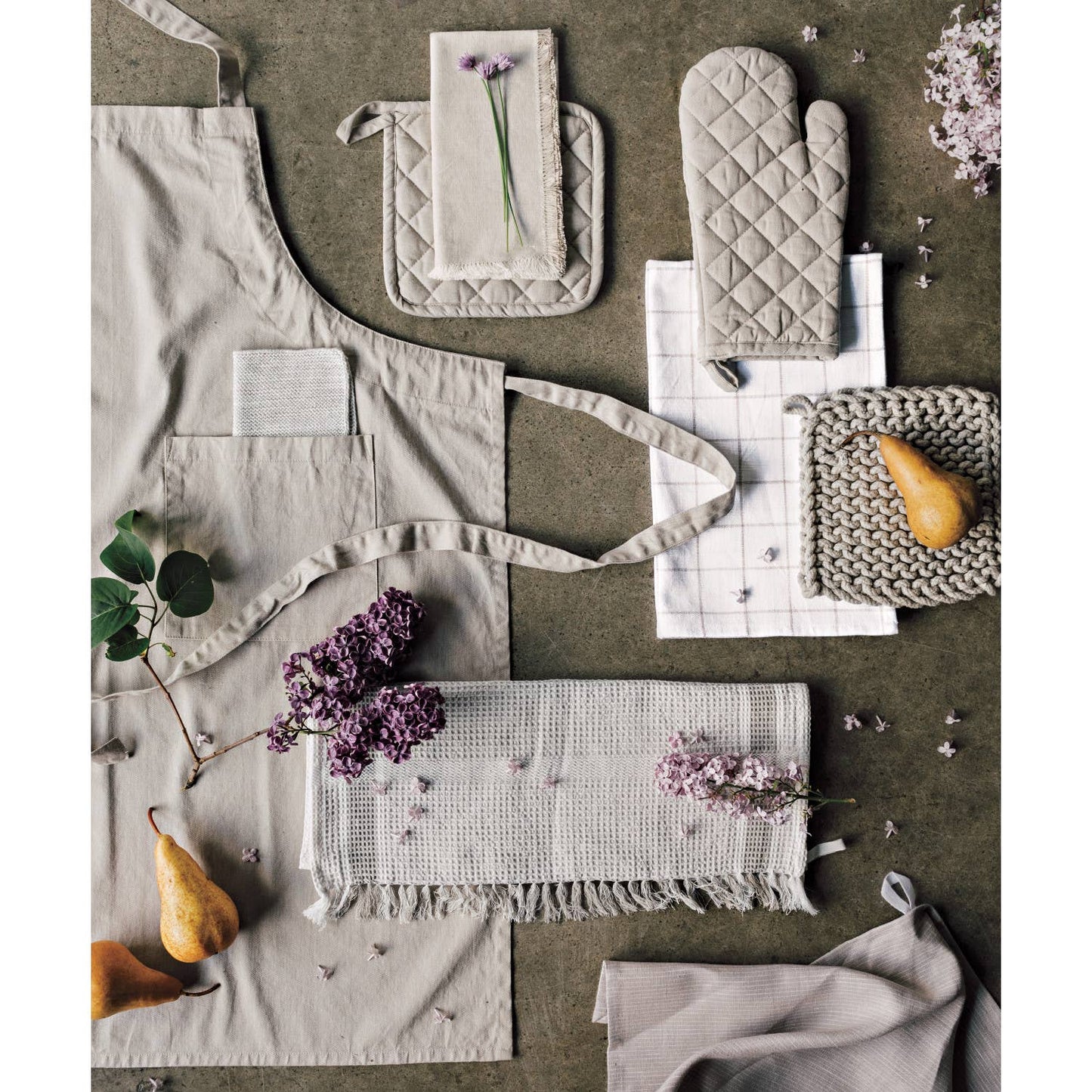 Dove Gray Knit Potholder - Market 12