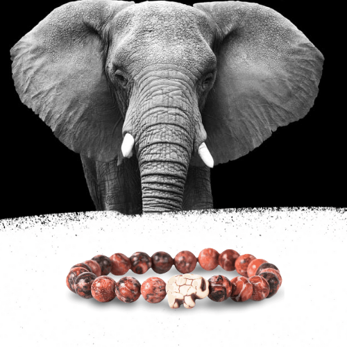 Fahlo Bracelet Elephant (desert stone) - Market 12
