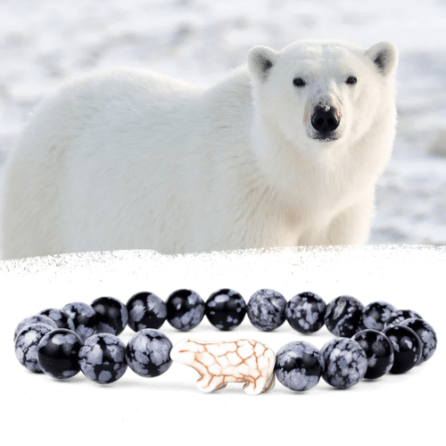 Fahlo Bracelet Polar Bear (papillae stone) - Market 12