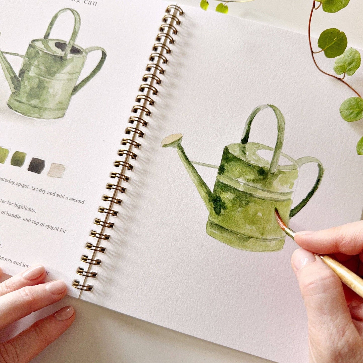 Garden watercolor workbook - Market 12