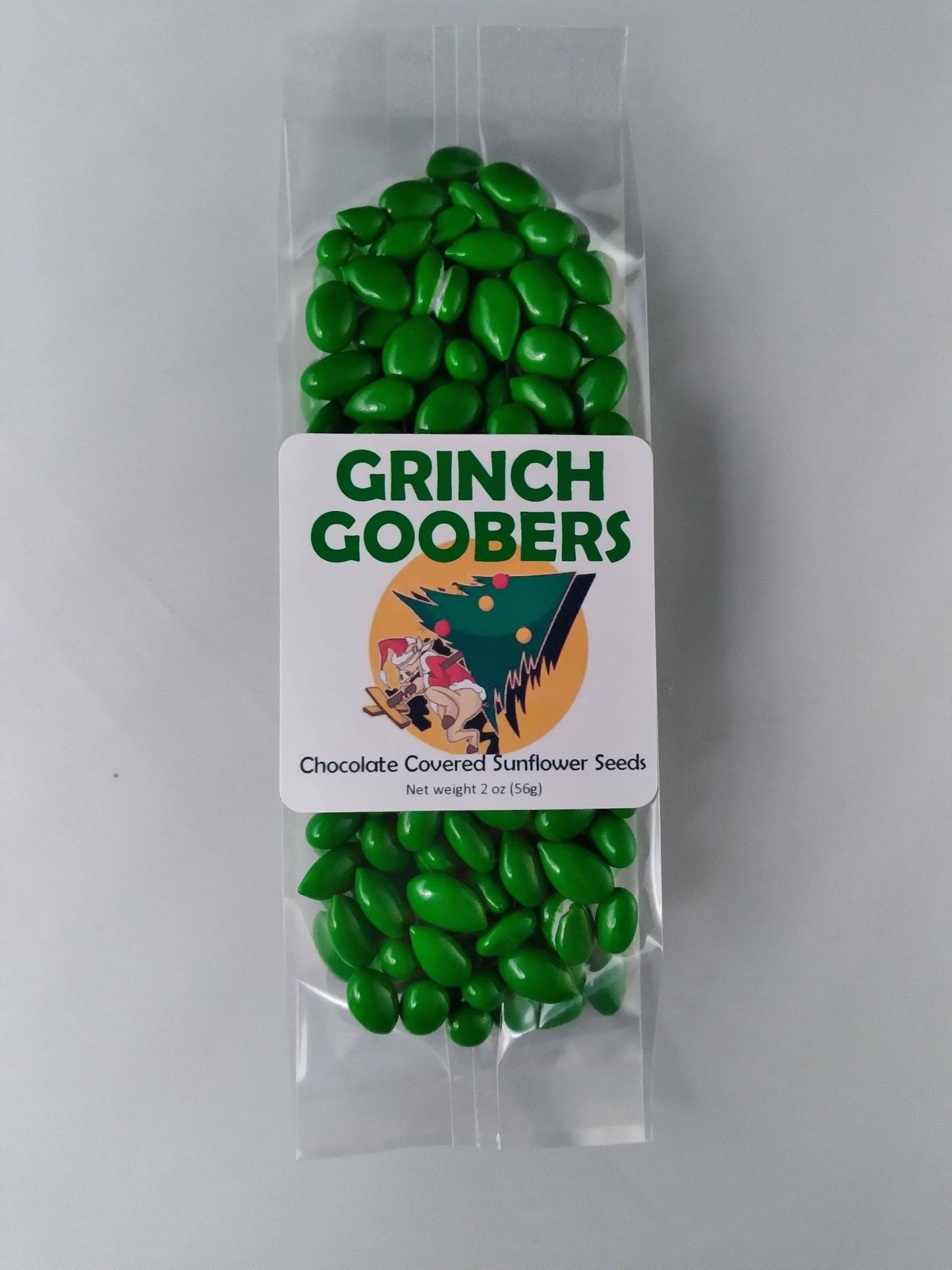 Grinch Goobers – Milk Chocolate Covered Sunflower Seeds: 2oz - Market 12