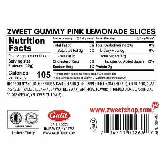 Gummy Pink Lemonade Slices | Zweet | 10 oz - Market 12