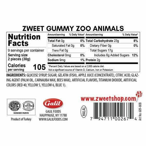 Gummy Zoo Animals | Zweet | 10 oz - Market 12