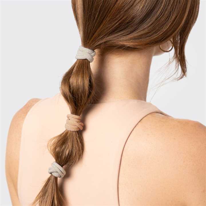 Kitsch Recycled Nylon Glitter Elastics - Market 12