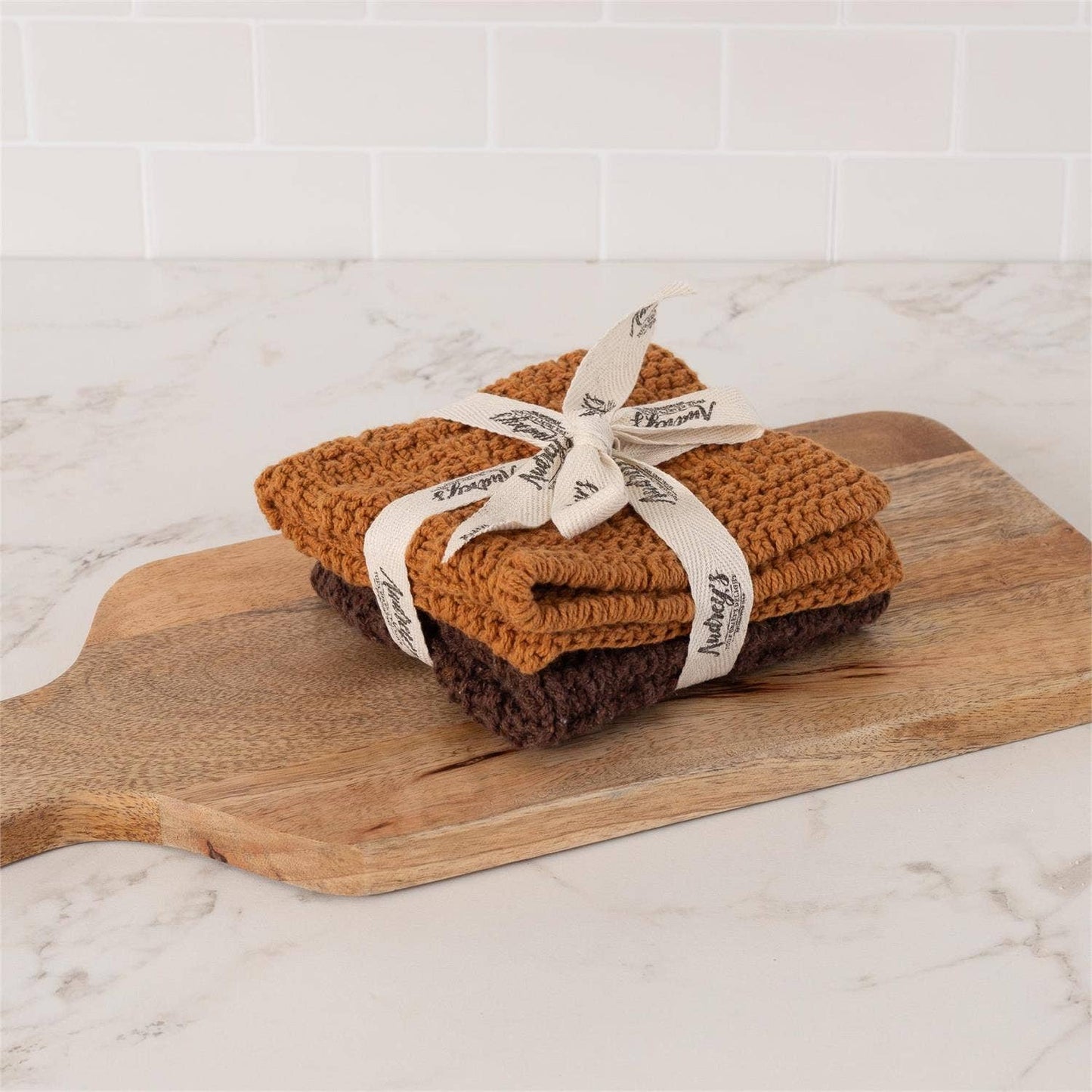 Knitted Dish Cloth - Market 12