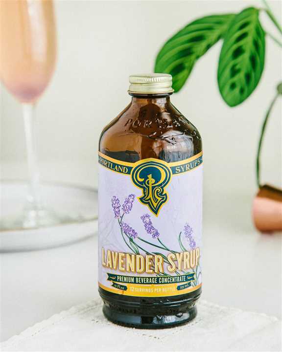 Lavender Syrup 12oz Beverage Mixer - Market 12