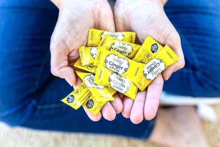 Lemon Ginger Chews Candy - GF, Vegan - Market 12