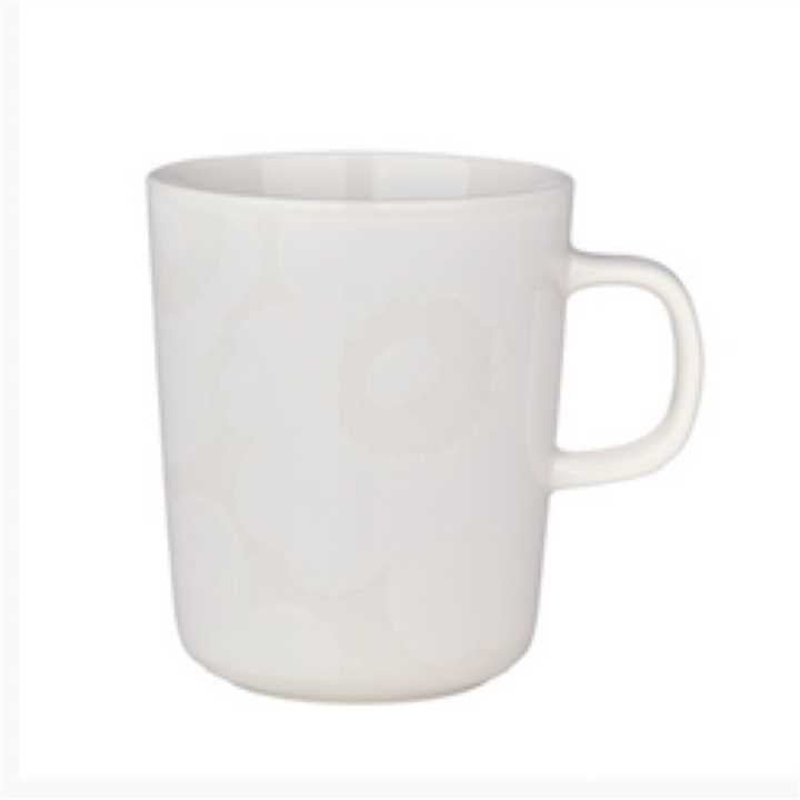 Marimekko 2.5 DL, OIVA Unikko Mug white - Market 12