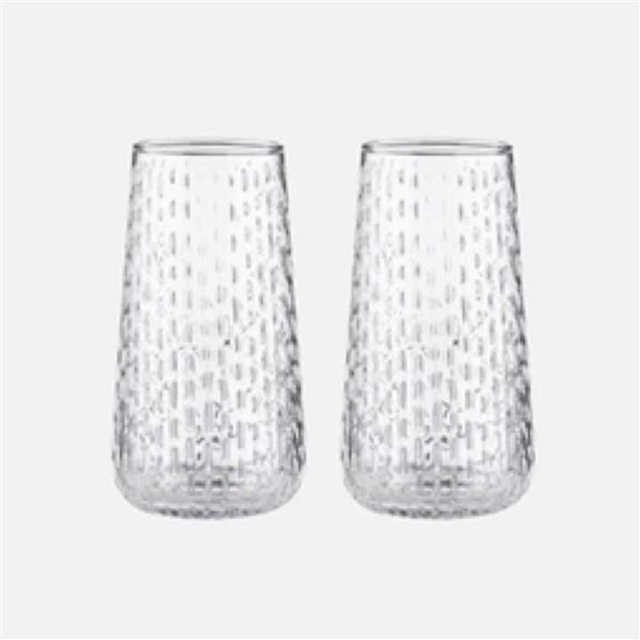 Marimekko Syksy Flute Glass, Clear - Market 12