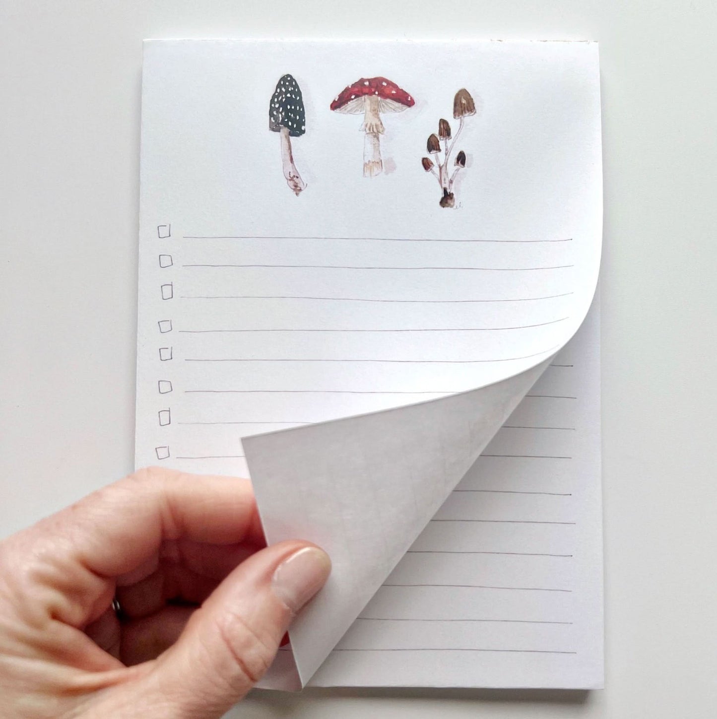 Mushroom checklist notepad - Market 12
