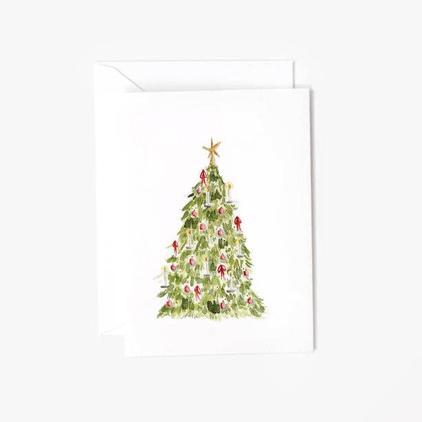 Nutcracker tree mini notecard - Market 12