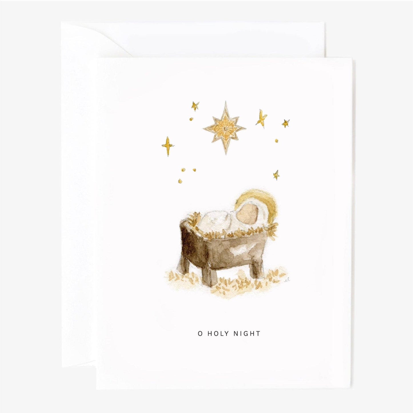 O holy night Christmas Card - Market 12