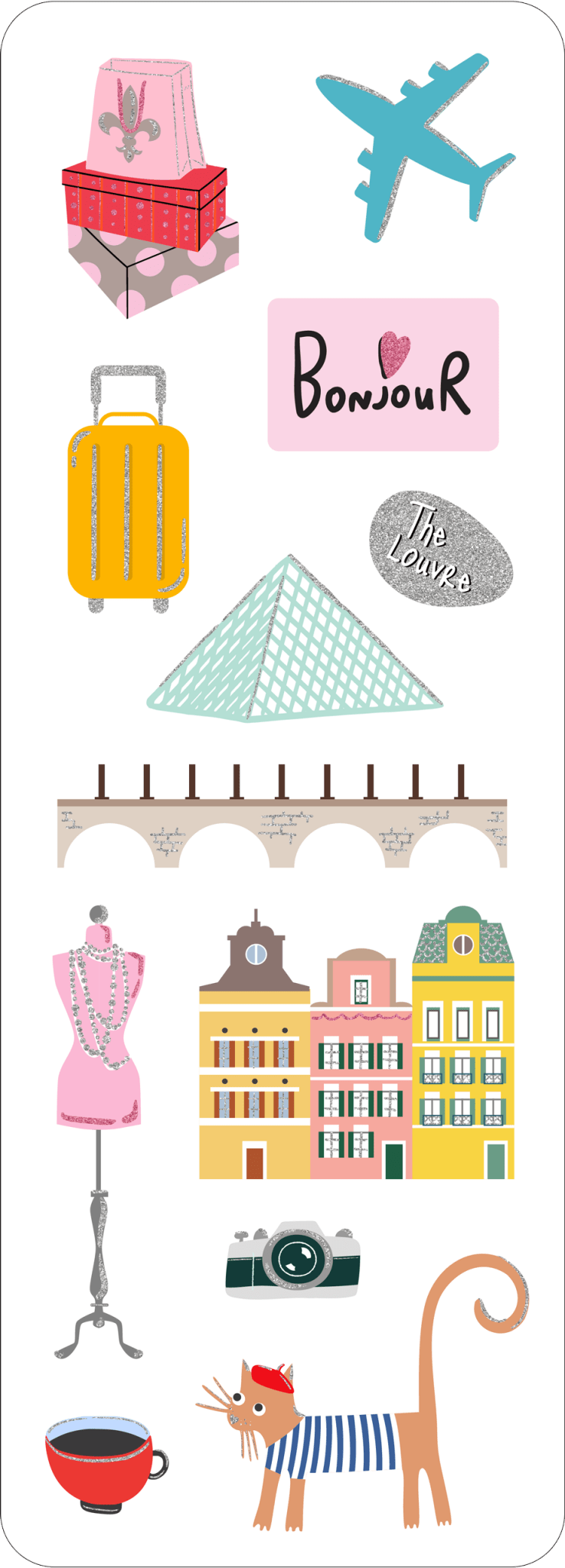 Paris Sticker Set - Market 12