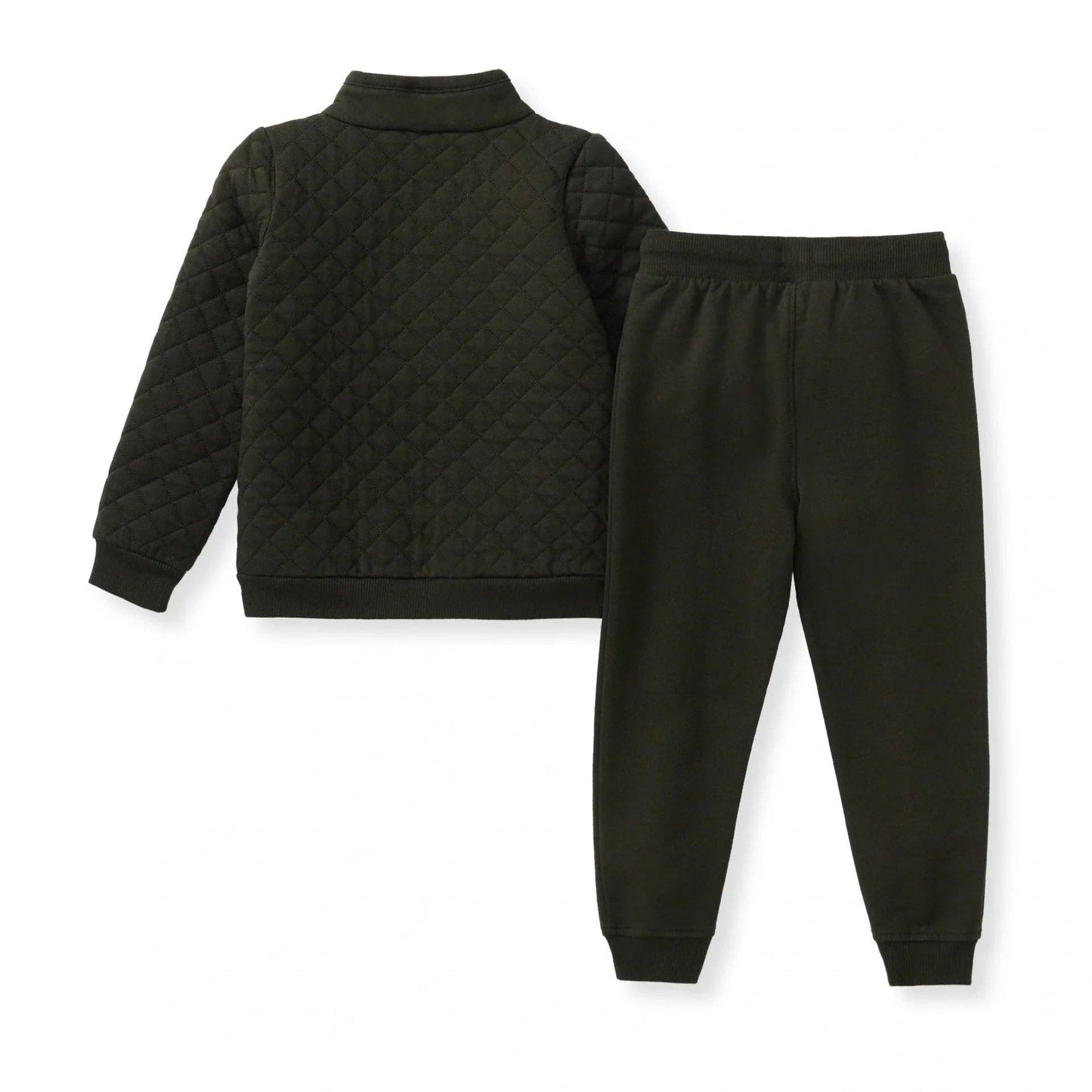 Quilted Organic Cotton Top & Pants Set - Shadow: - Market 12