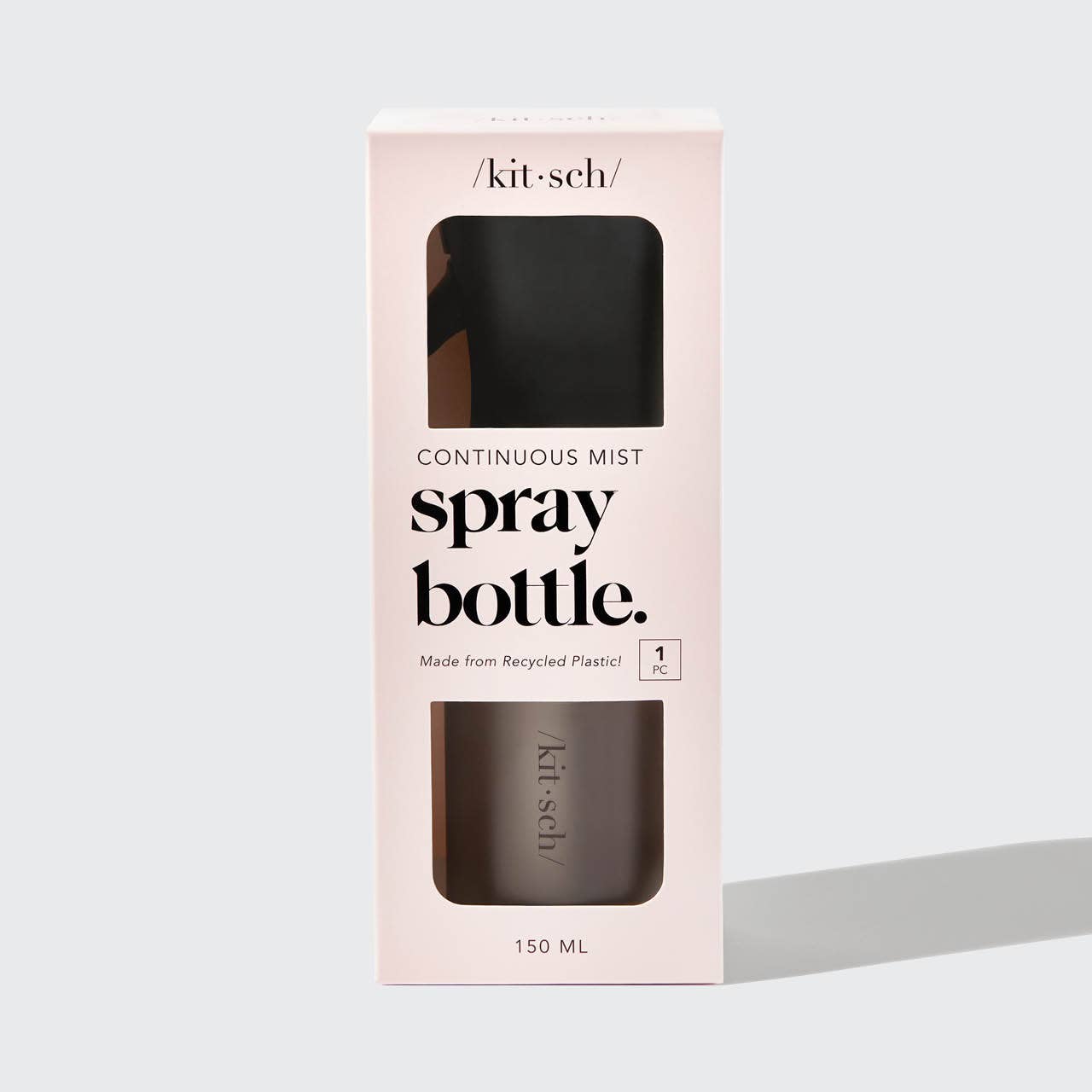 Recycled Plastic Continuous Spray Bottle - Black - Market 12