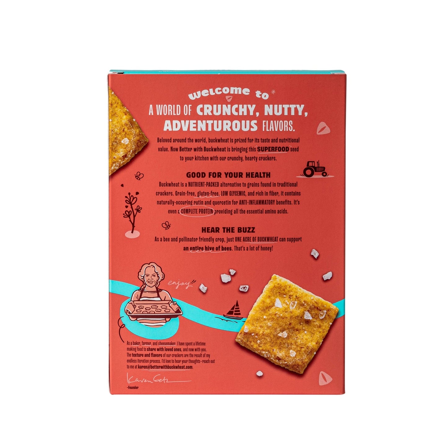 Sea Salt Crackers | Gluten - Free | Artisanal | Charcuterie - Market 12