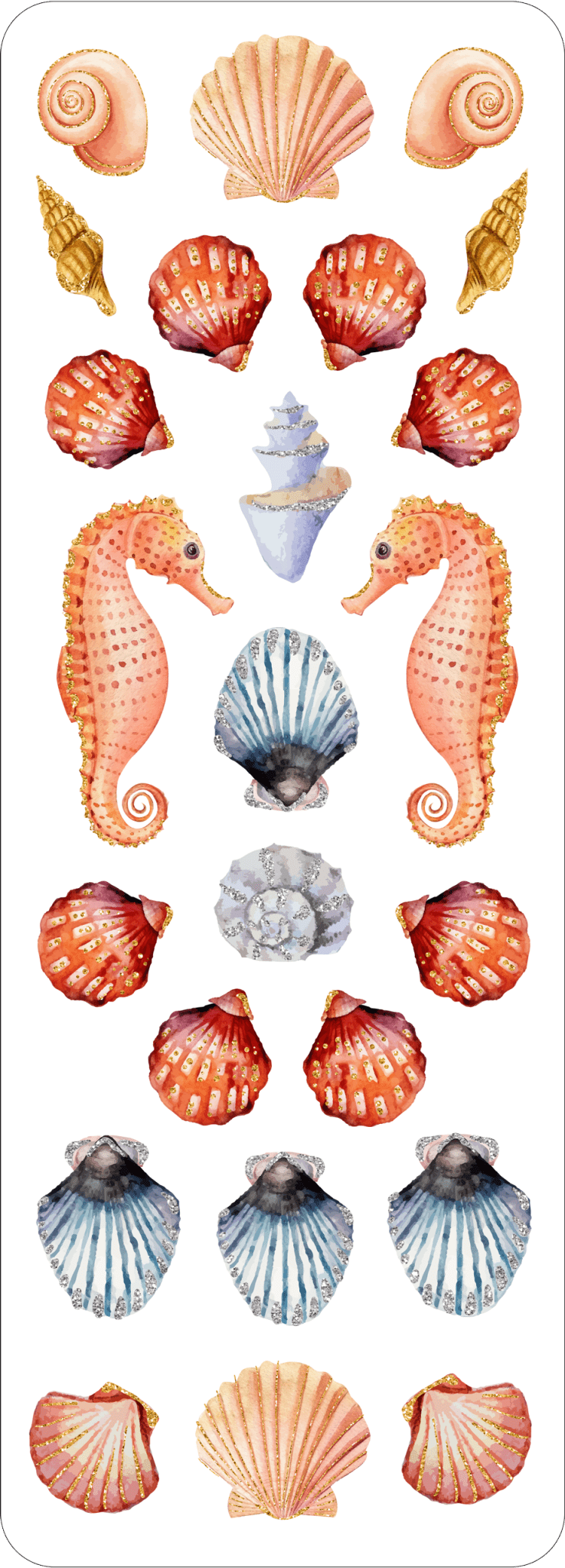 Seashells Sticker Set - Market 12