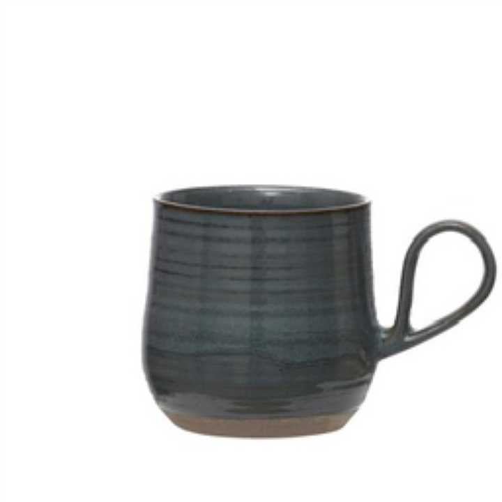 Stoneware Mug, Reactive Glaze & Unglazed Blue 18 oz. - Market 12